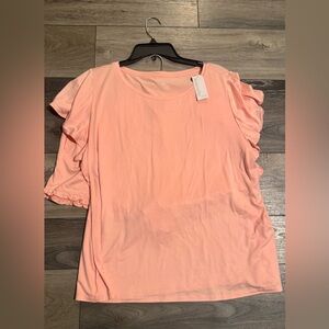 NWT Ambrielle Pink Ruffle Sleeve Pajama Set